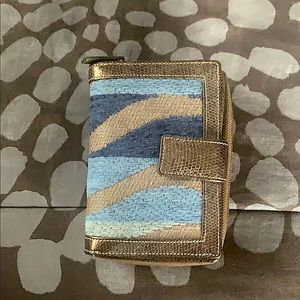 Blue and Gold Women’s Wallet